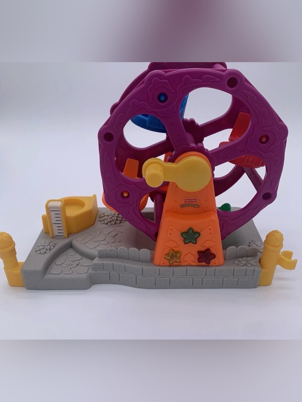 Fisher Price Little People Musical Ferris Wheel Lights Sound Carnival Toy, 2003